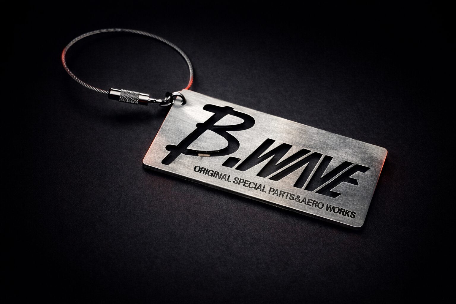 B-WAVE メタルキーホルダー