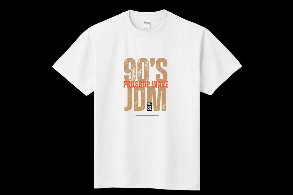90’s JDM Vintage デザイン Tシャツ White
