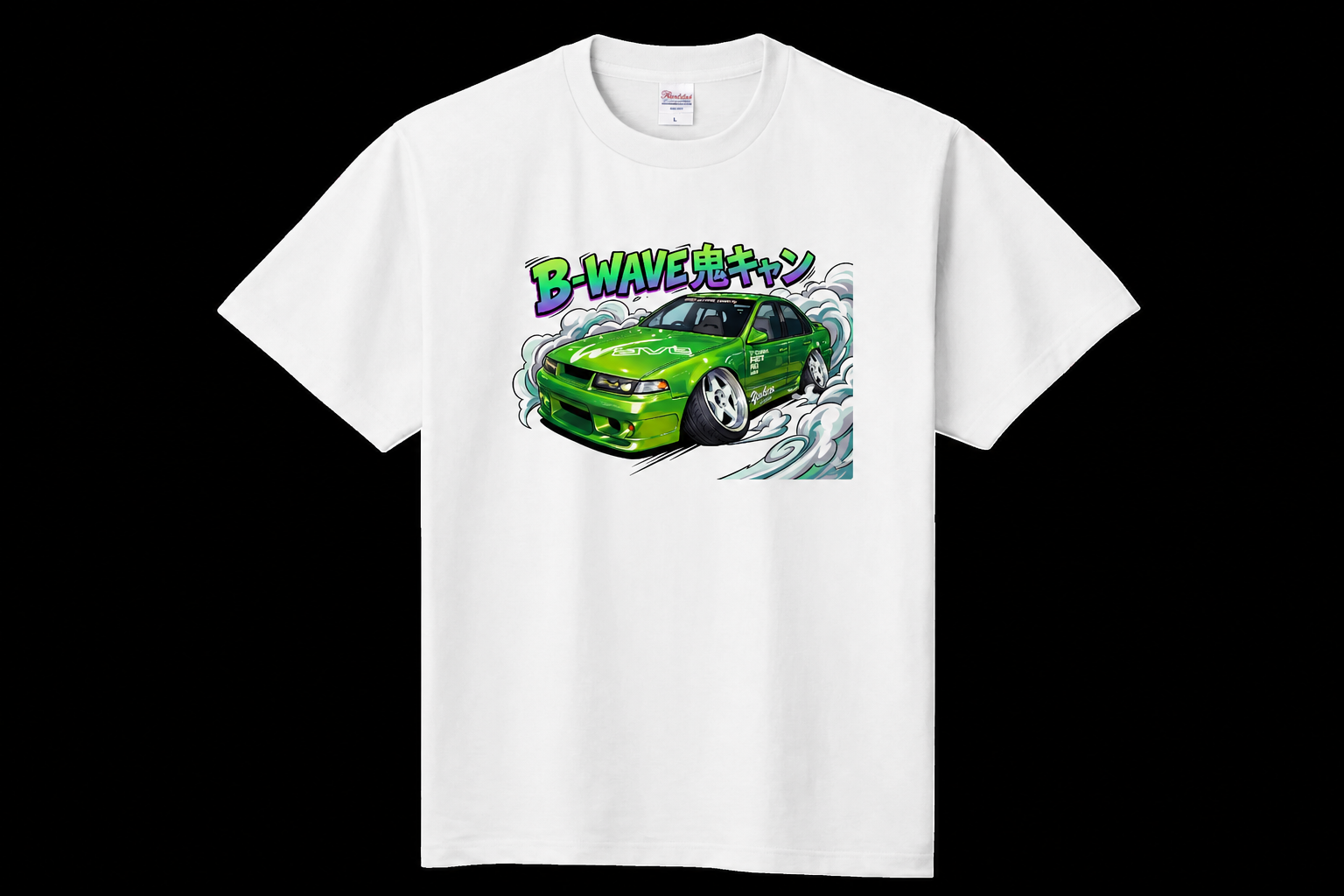 B-WAVE A31 キャラクター Tシャツ White